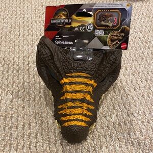 Jurassic World Rebirth Spinosaurus Dinosaur Mask NWT